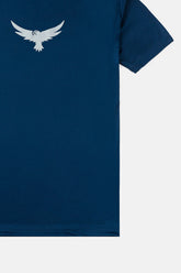 Chest Eagle Sports T Shirt - Blue